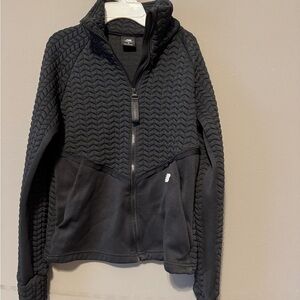 New Balance Black Quilted Full-Zip Jacket